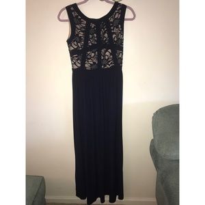 Dark Blue Long Dress